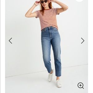 Madewell classic straight jeans